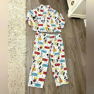 Disney Mickey Mouse Pijamas Set Size 2X